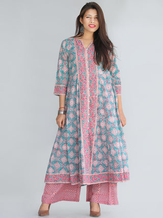 Rozana Gulshan Anarkali Kurta Palazzo Set - KS29AS2267
