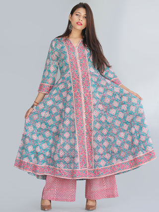 Rozana Gulshan Anarkali Kurta Palazzo Set - KS29AS2267