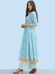 Rangrez Hena - Set of Anarkali Kurta Palazzo & Dupatta - KS55A2307D