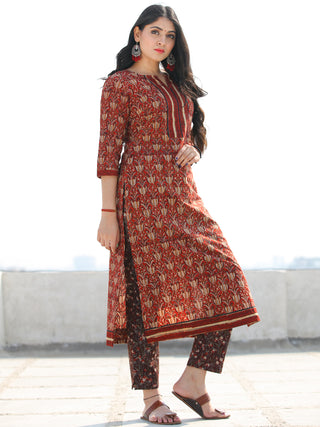 Bahaar Nafiah - Set of Kurta Pants & Dupatta - KS46G2150D