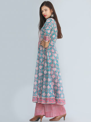 Rozana Gulshan Anarkali Kurta Palazzo Set - KS29AS2267