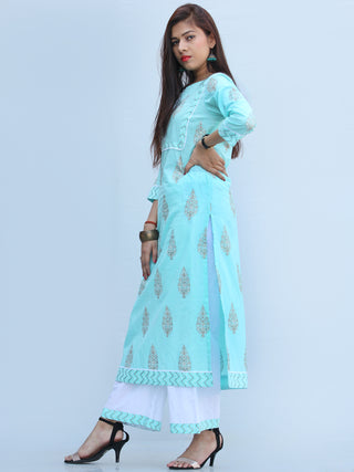 Rangrez Rawza - Set of Kurta Palazzo & Dupatta - KS03E2284D
