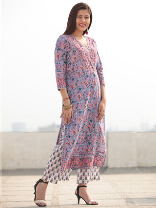 Jashn Aisha - Set of Kurta Pants & Dupatta - KS54E2404D