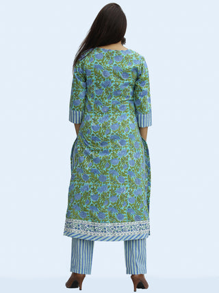 Rangrez Fazeen - Set of Kurta Pants & Dupatta - KS50A2304D
