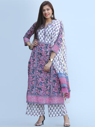 Jashn Nashmia - Set of Kurta Palazzo & Dupatta - KS03F2360D