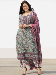 Nayab Nazima - Set of Kurta Pants & Dupatta - KS66A2527D