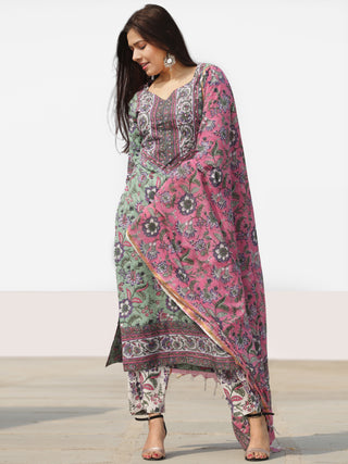 Nayab Nazima - Set of Kurta Pants & Dupatta - KS66A2527D