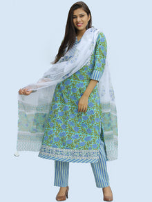 Rangrez Fazeen - Set of Kurta Pants & Dupatta - KS50A2304D