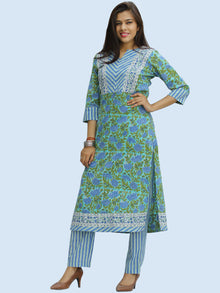 Rangrez Fazeen - Set of Kurta Pants & Dupatta - KS50A2304D