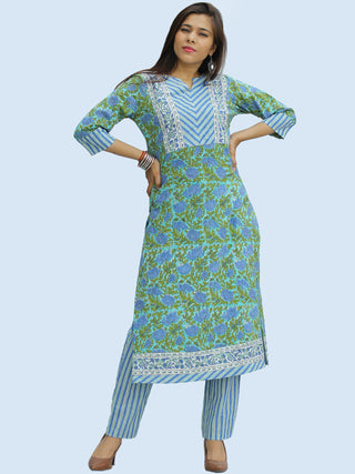 Rangrez Fazeen - Set of Kurta Pants & Dupatta - KS50A2304D