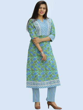 Rangrez Fazeen - Set of Kurta Pants & Dupatta - KS50A2304D