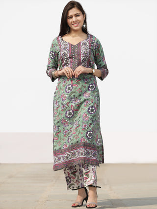 Nayab Nazima - Set of Kurta Pants & Dupatta - KS66A2527D