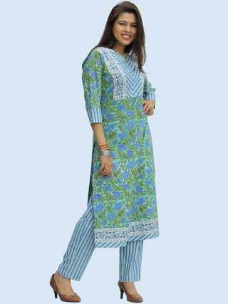 Rangrez Fazeen - Set of Kurta Pants & Dupatta - KS50A2304D