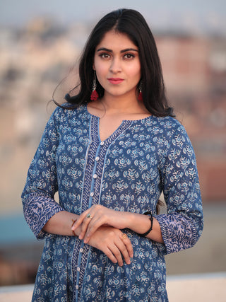 Jashn Shabina - Set of Anarkali Kurta Palazzo & Dupatta - KS29EXXXD