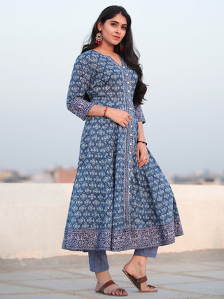 Jashn Shabina - Set of Anarkali Kurta Palazzo & Dupatta - KS29EXXXD