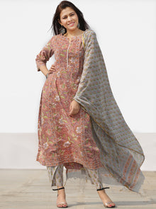 Nayab Azaan - Set of Kurta Pants & Dupatta - KS68A2529D