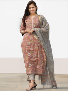 Nayab Azaan - Set of Kurta Pants & Dupatta - KS68A2529D