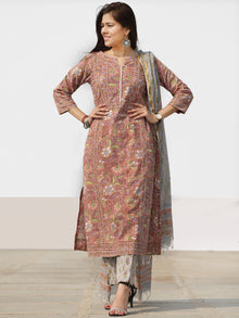 Nayab Azaan - Set of Kurta Pants & Dupatta - KS68A2529D