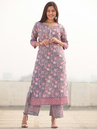 Jashn Sayma - Set of Kurta Palazzo & Dupatta - KS60E2407D