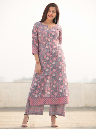 Jashn Sayma - Set of Kurta Palazzo & Dupatta - KS60E2407D