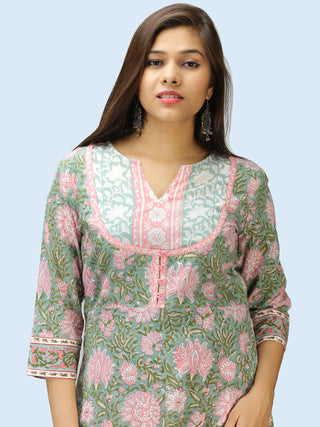Rangrez Midhat - Set of Kurta Palazzo & Dupatta - KS51AE2305D