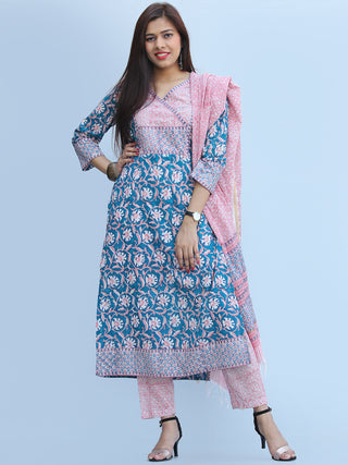 Jashn Gajal - Set of Kurta Pants & Dupatta - KS75A2361D