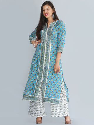 Rozana Aasma Kurta Palazzo Set - KS23BS2268