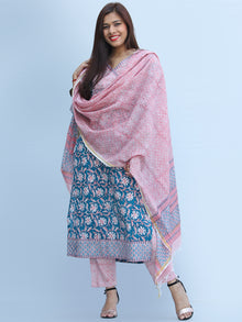 Jashn Gajal - Set of Kurta Pants & Dupatta - KS75A2361D