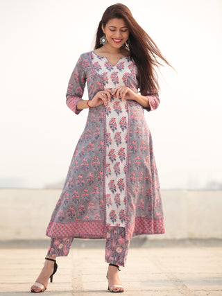Jashn Simra - Set of Kurta Pants & Dupatta - KS80A2408D