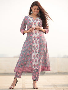 Jashn Simra - Set of Kurta Pants & Dupatta - KS80A2408D