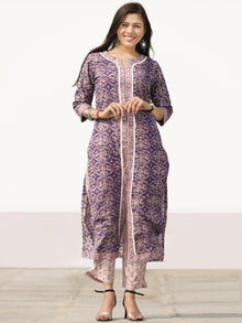Nayab Arfa - Set of Kurta Pants & Dupatta - KS78F2530D