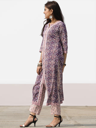 Nayab Arfa - Set of Kurta Pants & Dupatta - KS78F2530D