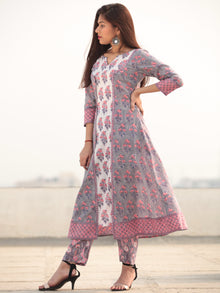 Jashn Simra - Set of Kurta Pants & Dupatta - KS80A2408D