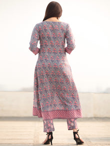 Jashn Simra - Set of Kurta Pants & Dupatta - KS80A2408D