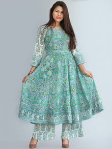 Rozana Nazrana Anarkali Kurta Palazzo Set - KS31AS2227