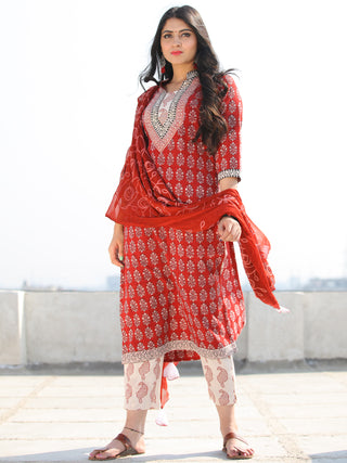 Bahaar Naija - Set of Kurta Pants & Dupatta - KS107A1691D