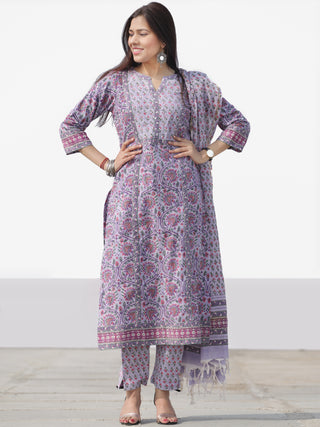 Nayab Gulbagh - Set of Kurta Pants & Dupatta - KS03A2528D