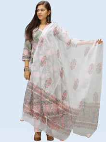 Rangrez Nazmil - Set of Anarkali Kurta Palazzo & Dupatta - KS13D2305D