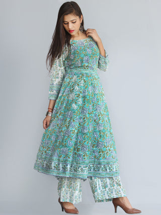 Rozana Nazrana Anarkali Kurta Palazzo Set - KS31AS2227