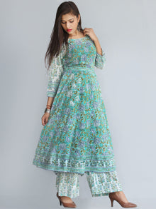 Rozana Nazrana Anarkali Kurta Palazzo Set - KS31AS2227