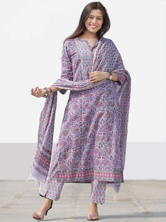 Nayab Gulbagh - Set of Kurta Pants & Dupatta - KS03A2528D