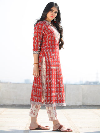 Bahaar Naija - Set of Kurta Pants & Dupatta - KS107A1691D