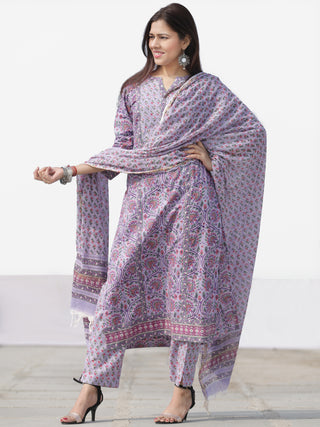 Nayab Gulbagh - Set of Kurta Pants & Dupatta - KS03A2528D