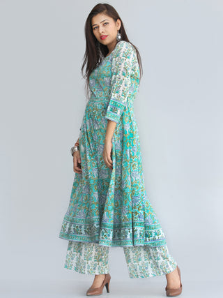 Rozana Nazrana Anarkali Kurta Palazzo Set - KS31AS2227