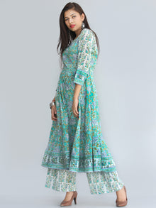 Rozana Nazrana Anarkali Kurta Palazzo Set - KS31AS2227