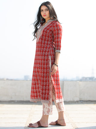 Bahaar Naija - Set of Kurta Pants & Dupatta - KS107A1691D