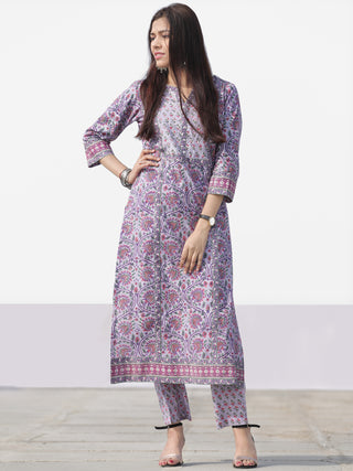 Nayab Gulbagh - Set of Kurta Pants & Dupatta - KS03A2528D