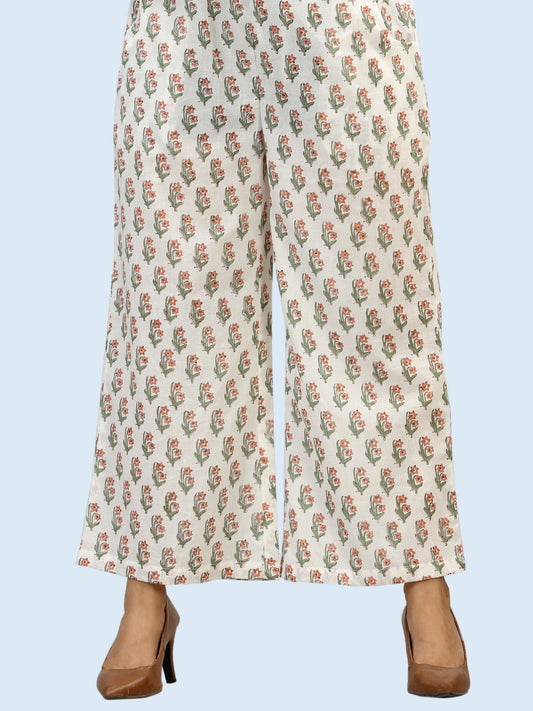 Rangrez Shabina - Cotton Palazzo - KP29D2314