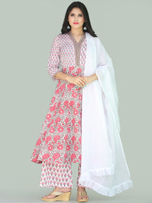 Rozana Arnaz Anarkali Kurta Palazzo With Dupatta - KS33BSXXXWD