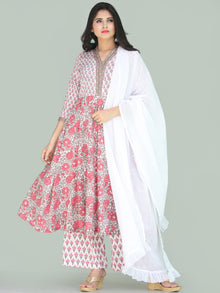 Rozana Arnaz Anarkali Kurta Palazzo With Dupatta - KS33BSXXXWD